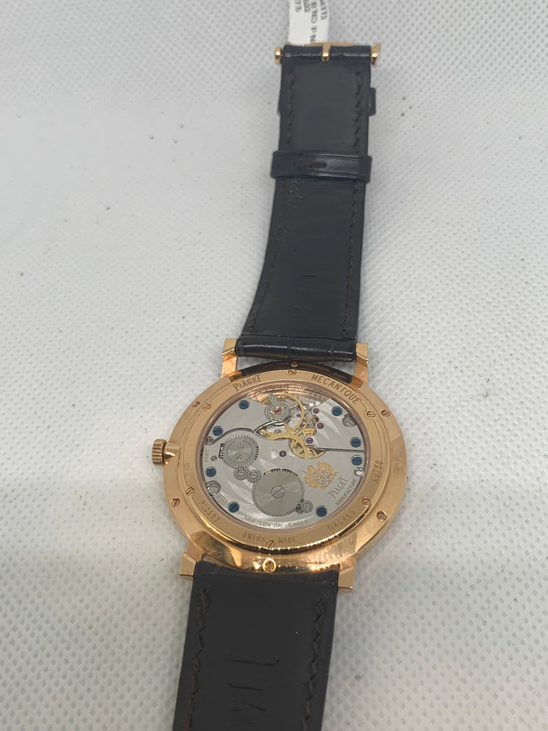 Piaget Atliplano P10522 Mens Ultra Thin 40mm Rose Gold