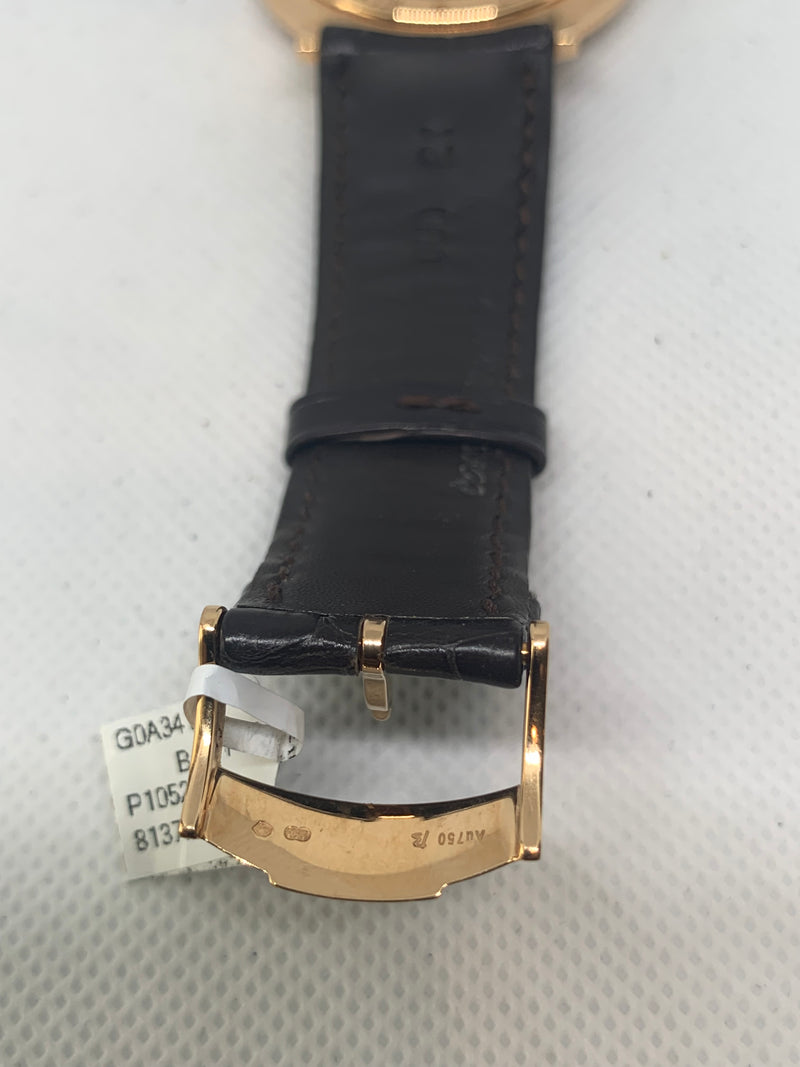 Piaget Atliplano P10522 Mens Ultra Thin 40mm Rose Gold