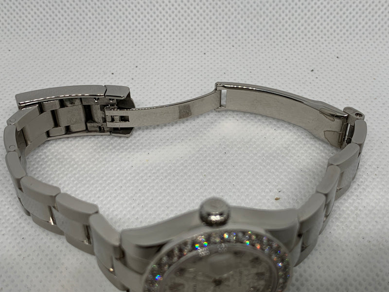 Rolex Lady-Datejust Women's New Style Steel Datejust Factory Silver Anniversary Diamond Dial Diamond Bezel