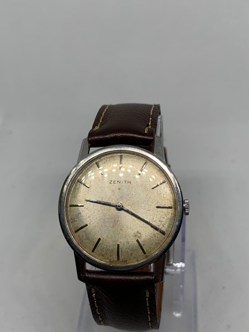 Zenith 34mm Vintage Manual Wind Wristwatch