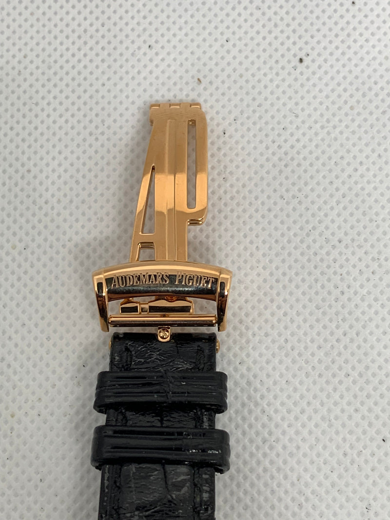 Audemars Piguet Edward Piguet Chronograph 18K solid Rose Gold Black Dial Full Set MSRP $23900