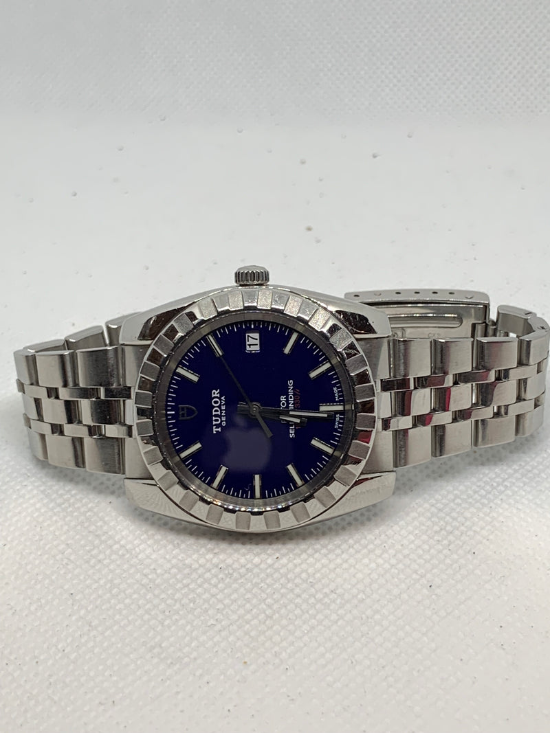Tudor Classic Date Automatic Blue Dial Automatic Men's Watch Item No. M21010-0005