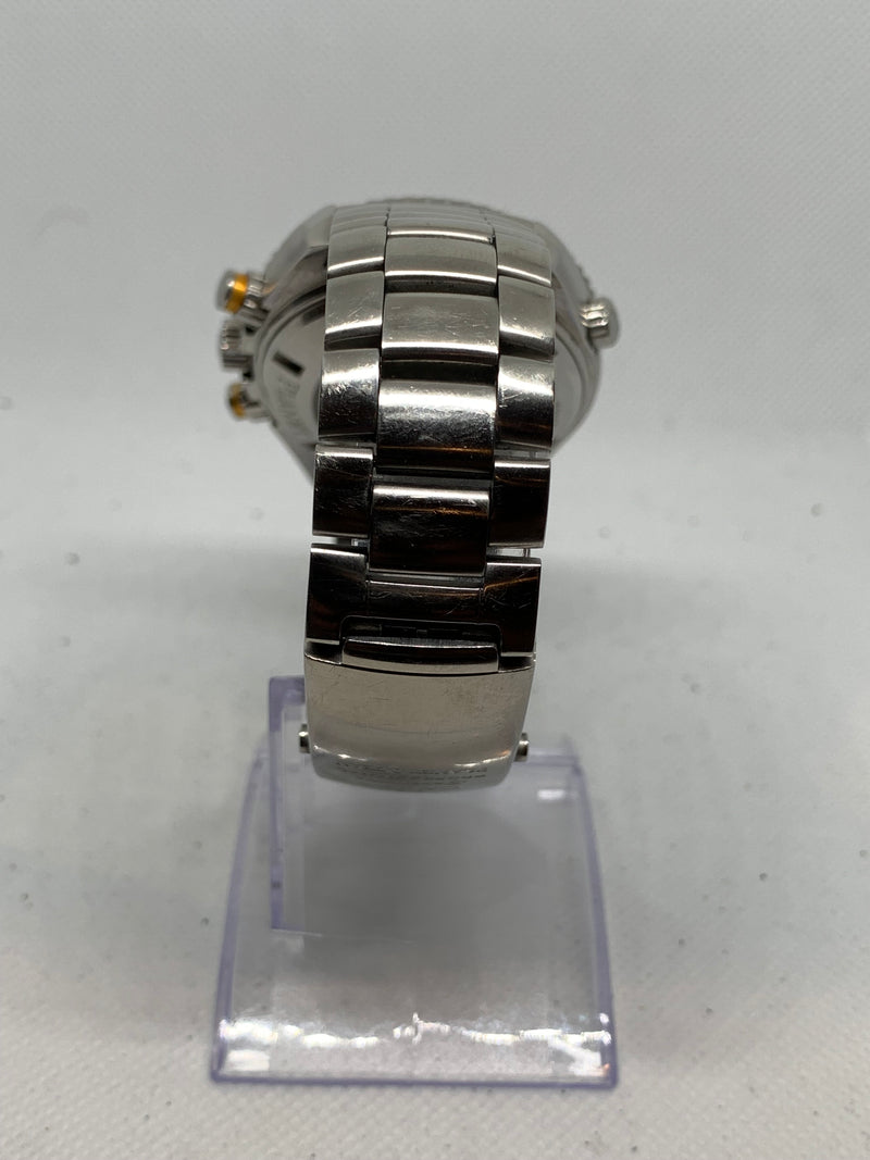 Omega Seamaster Planet Ocean Chronograph 2218.50.00 45mm Orange Steel Mens Watch