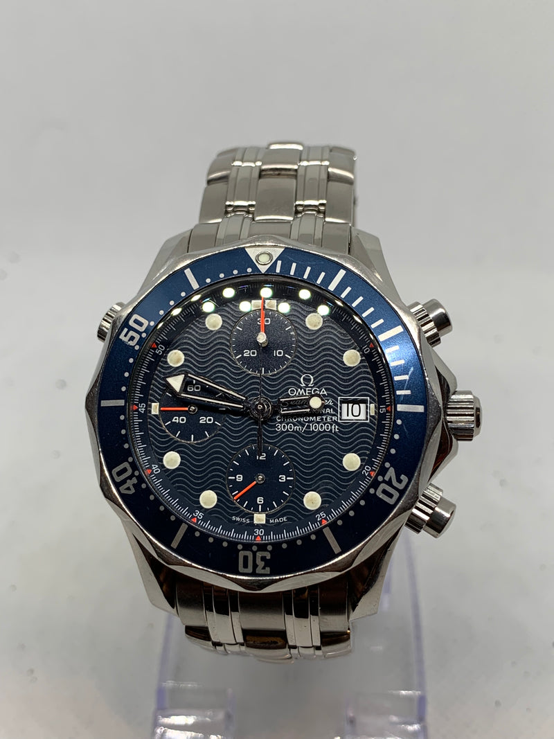 Omega Seamaster Diver 300 M Chronograph Steel Automatic Mens Watch 2225.80.00