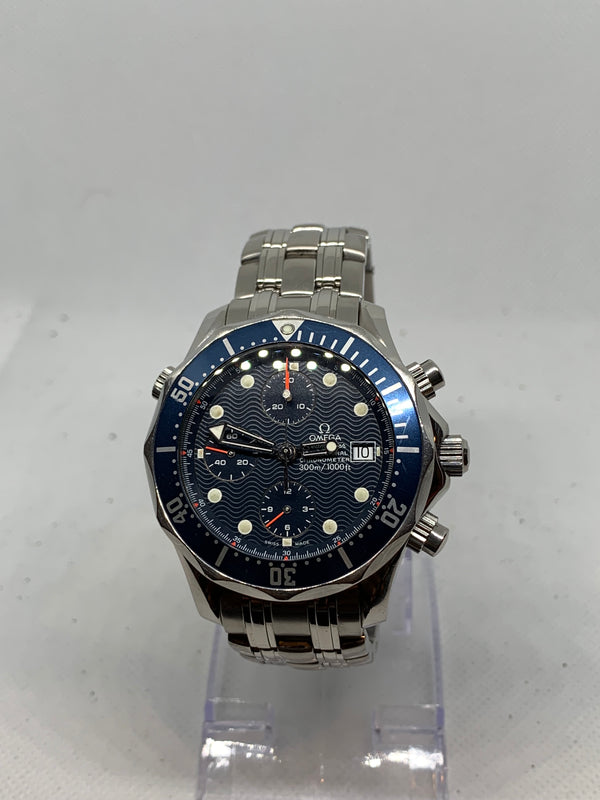 Omega Seamaster Diver 300 M Chronograph Steel Automatic Mens Watch 2225.80.00