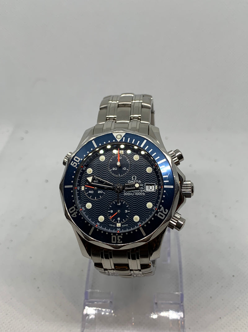 Omega Seamaster Diver 300 M Chronograph Steel Automatic Mens Watch 2225.80.00