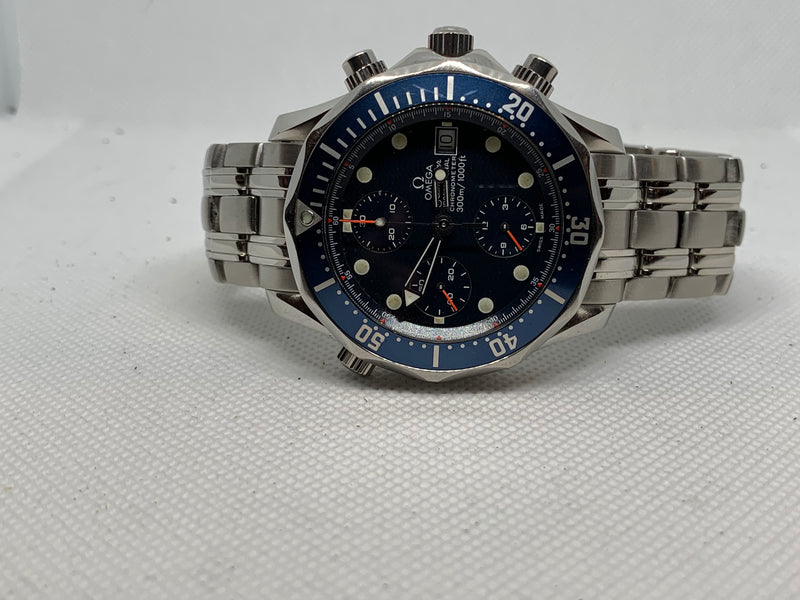 Omega Seamaster Diver 300 M Chronograph Steel Automatic Mens Watch 2225.80.00