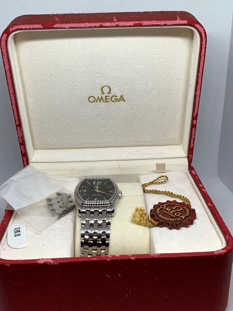 Omega De Ville Prestige 4503.51.00 Black Dial Stainless Steel 31.2 mm Self Winding Full Set
