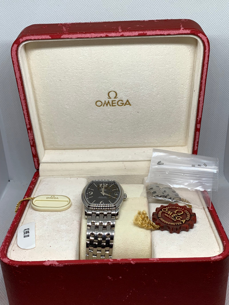 Omega De Ville Prestige 4503.51.00 Black Dial Stainless Steel 31.2 mm Self Winding Full Set