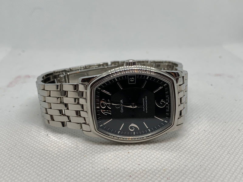 Omega De Ville Prestige 4503.51.00 Black Dial Stainless Steel 31.2 mm Self Winding Full Set