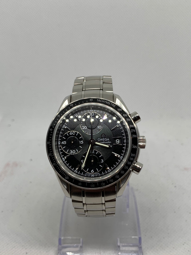 Omega Speedmaster Date Ref. 32105000 black dial steel bracelet Full Set 2013