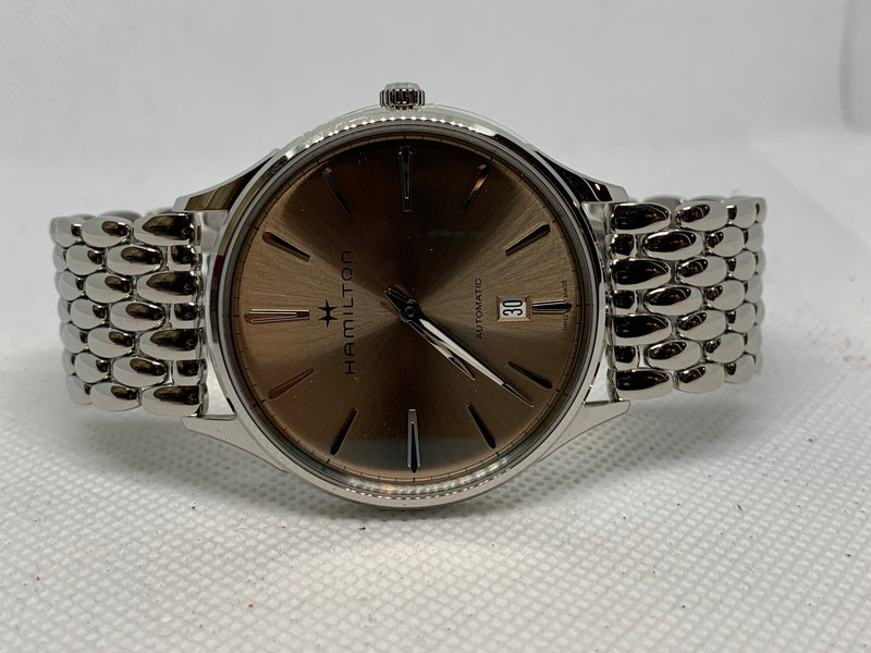 Hamilton Jazzmaster Thinline H38525141 - Jazzmaster Automatic Grey Dial Stainless steel Men's Watch