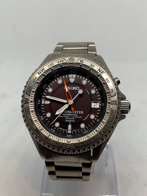 Seiko Kinetic 5M65-0A10 LandMaster NAOMI UEMURA Kinetic Men's