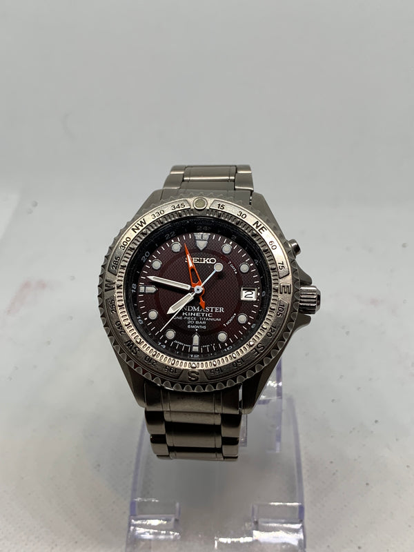 Seiko Kinetic 5M65-0A10 LandMaster NAOMI UEMURA Kinetic Men's