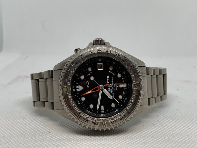 Seiko Kinetic 5M65-0A10 LandMaster NAOMI UEMURA Kinetic Men's