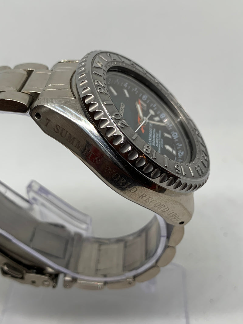 Seiko Kinetic Landmaster Sagarmatha 41mm Titanium LE Watch (SBCW027) 5M45-6A80