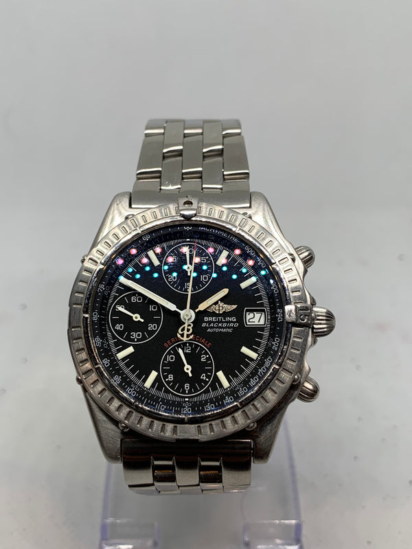 Breitling Blackbird Chronomat Blackbird A13350 Steel 40 mm Black Arabic Dial Automatic Men