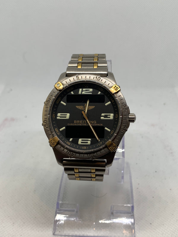 Breitling Aerospace F75362 40mm Blue Dial Titanium Box