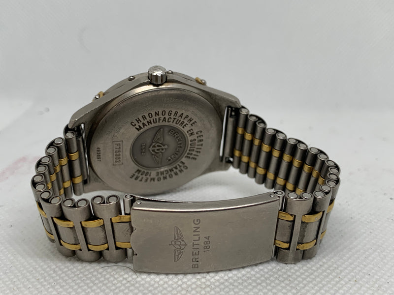 Breitling Aerospace F75362 40mm Blue Dial Titanium Box