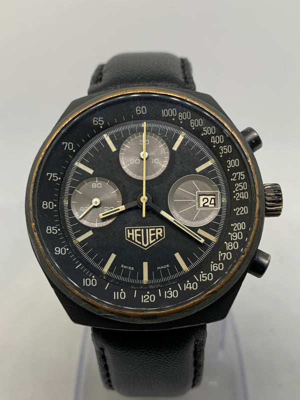 Heuer Ref. 13.1. Original 1978 PVD Tropical Brown Dial Chronograph - Cal. Valjoux 7765