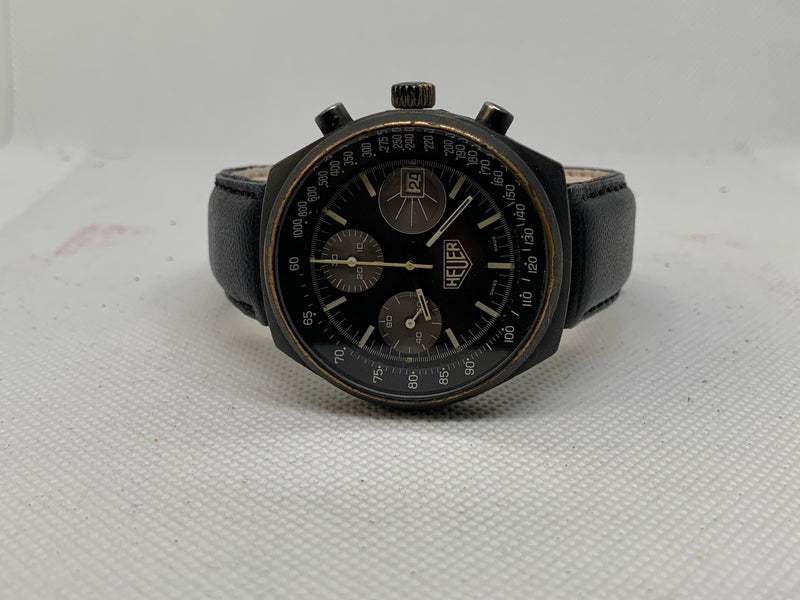 Heuer Ref. 13.1. Original 1978 PVD Tropical Brown Dial Chronograph - Cal. Valjoux 7765