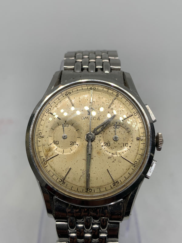 Omega Classic Ref 2453 Chronograph Calatrava Chronometer Vintage Cal 320