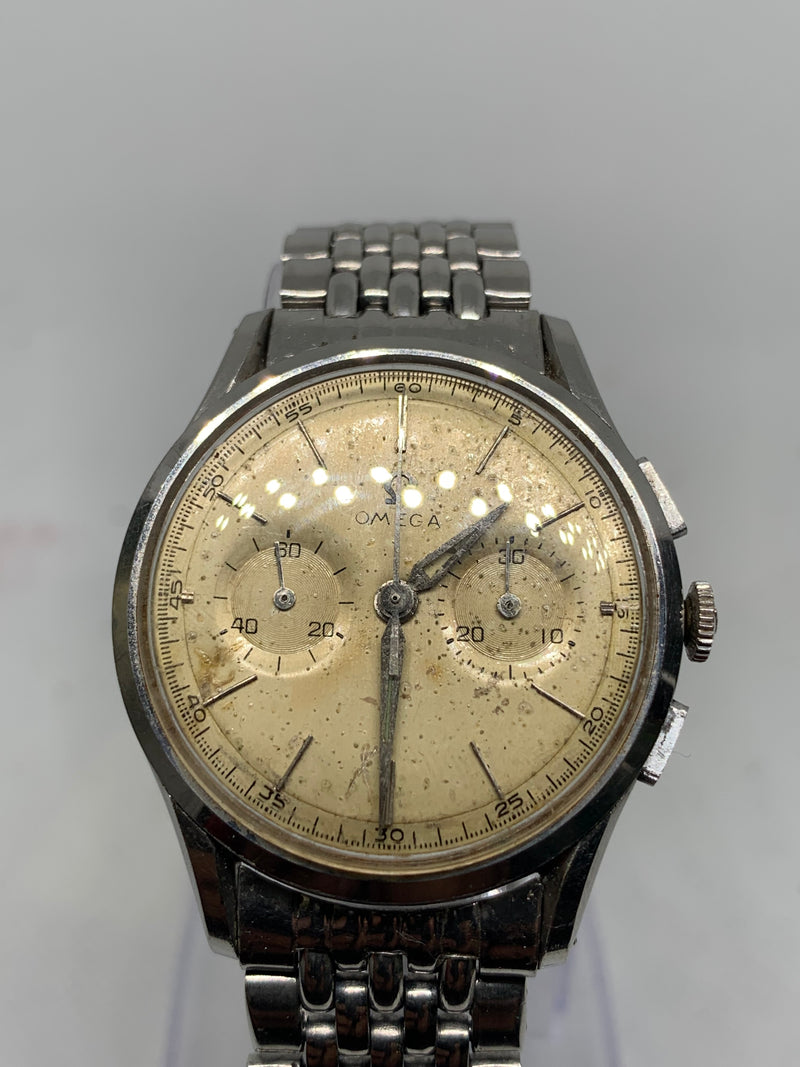Omega Classic Ref 2453 Chronograph Calatrava Chronometer Vintage Cal 320