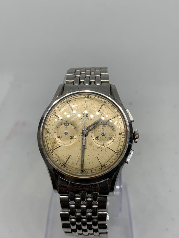 Omega Classic Ref 2453 Chronograph Calatrava Chronometer Vintage Cal 320