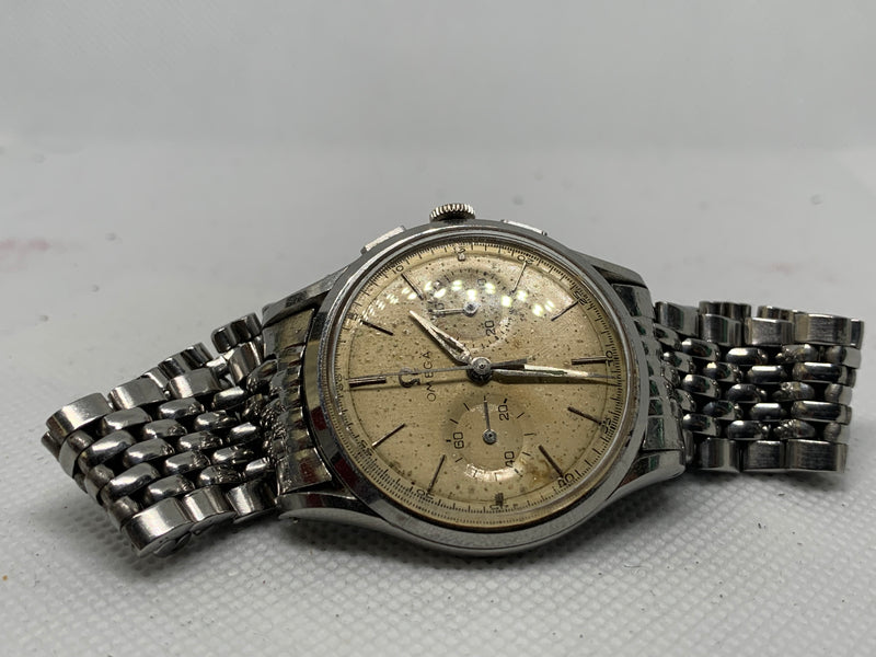 Omega Classic Ref 2453 Chronograph Calatrava Chronometer Vintage Cal 320