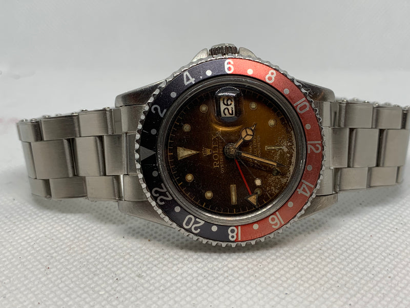 Rolex GMT-Master 1675 tropical brown gilt OCC PCG Dial