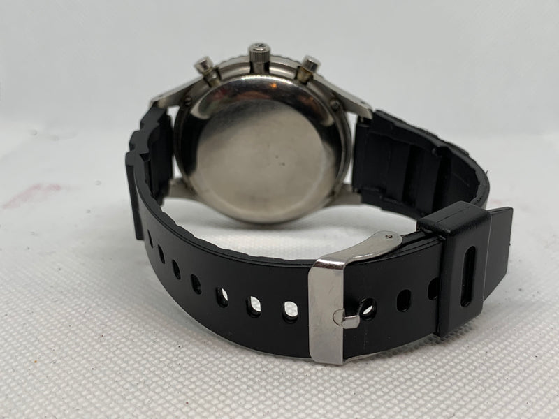 Heuer 1960's Bundeswehr 1550SG Vintage Flyback Chronograph Mens Watch - Stainless Steel