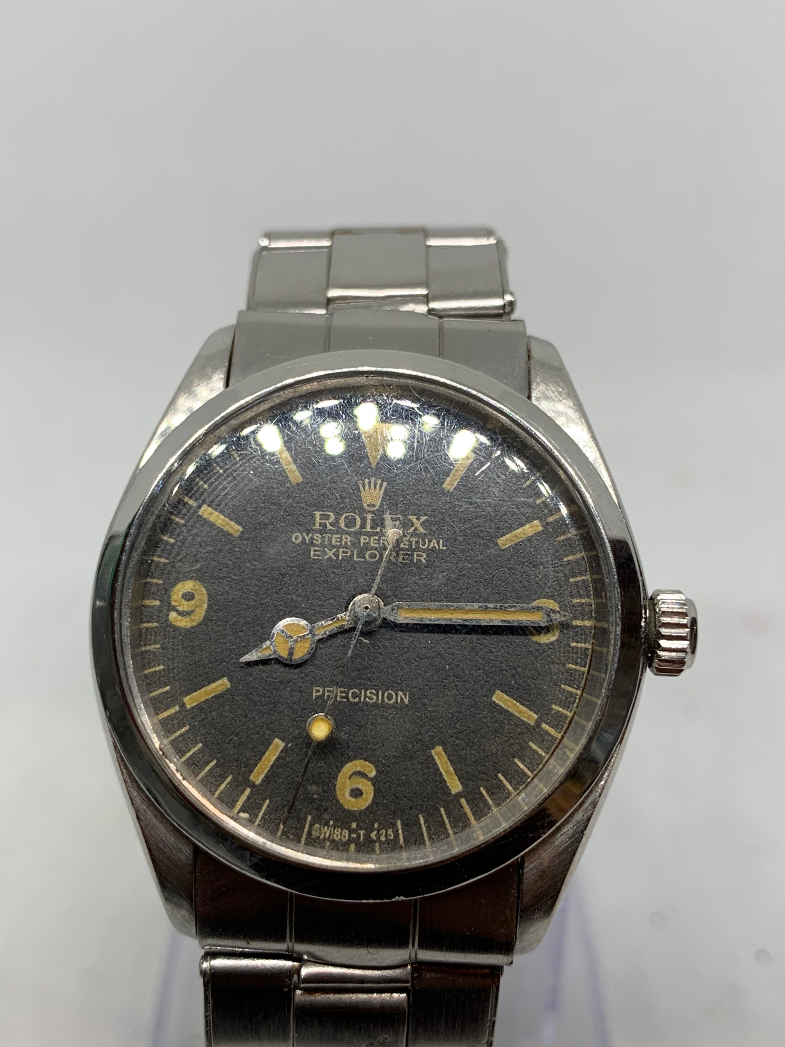 Rolex Explorer Precision Exporer Vintage Watch Ref 5500 Ca. 1962 ...