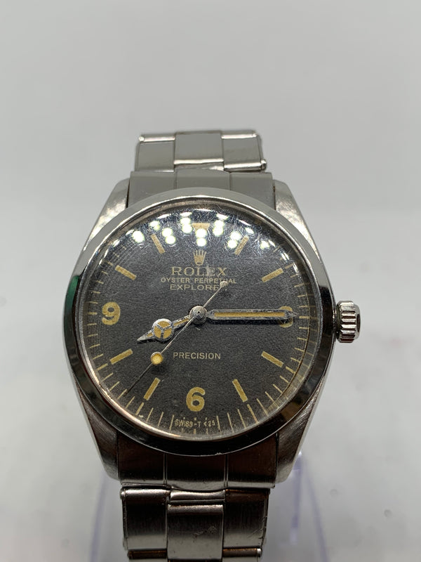 Rolex Explorer Precision Exporer Vintage Watch Ref 5500 Ca. 1962