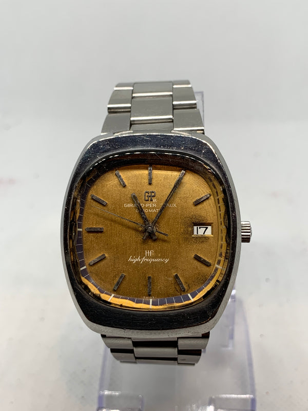 Girard Perregaux Vintage Gyromatic High Frequency Cal. 441-291 Steel Men's Watch