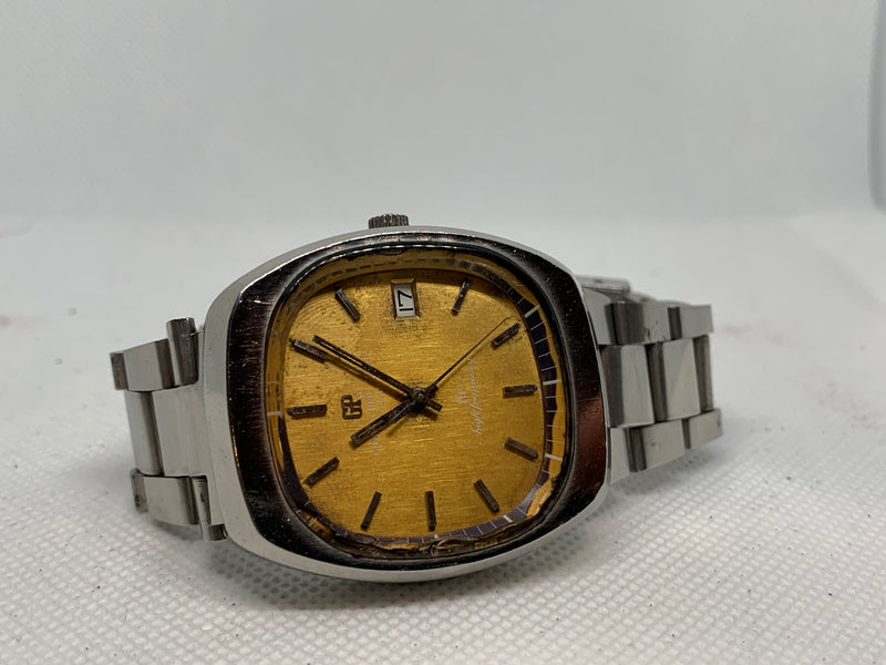 Girard Perregaux Vintage Gyromatic High Frequency Cal. 441-291 Steel Men's Watch