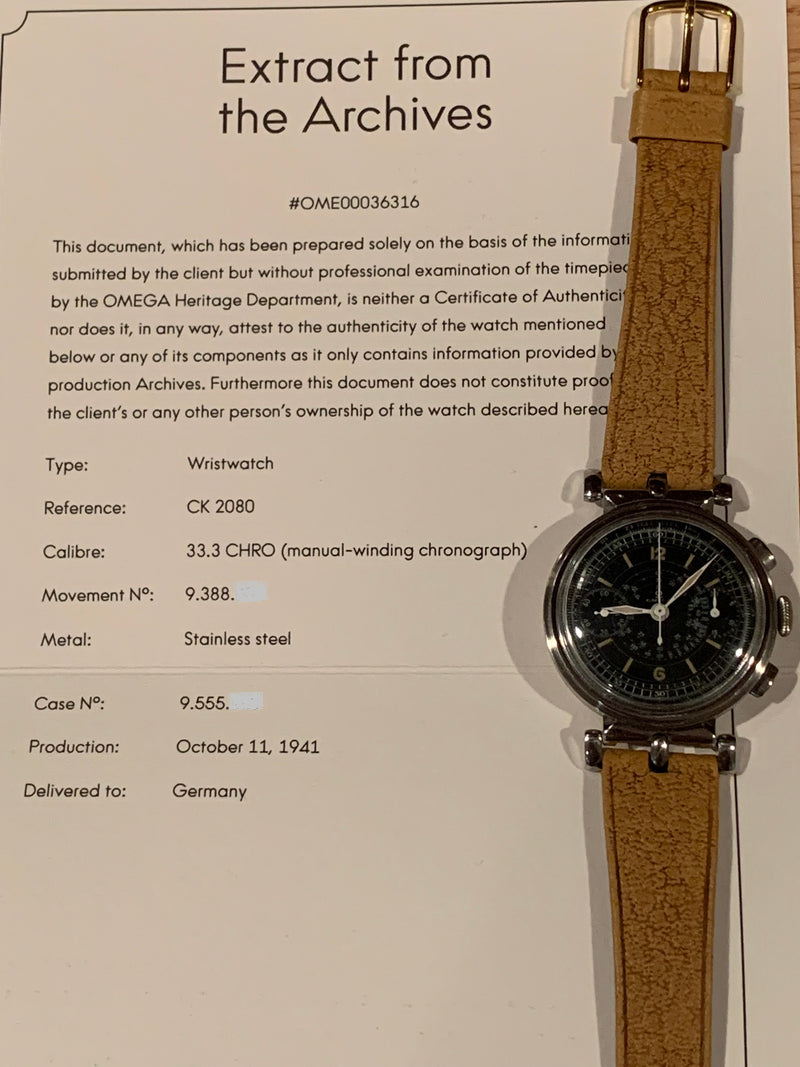 Omega Speedmaster CK 2080