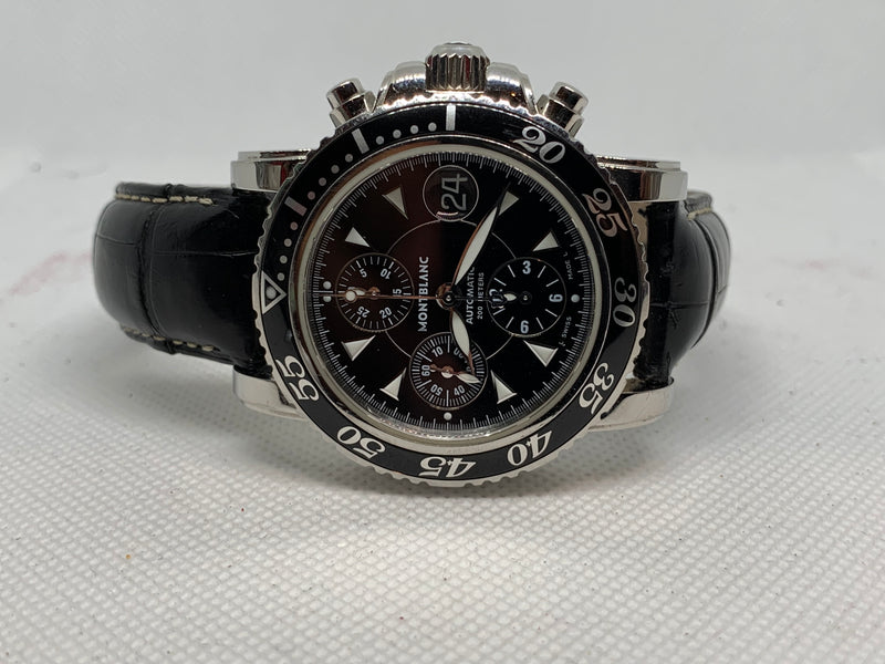 Montblanc Sport Chronograph SS Automatic 200M Ref 7034 Box