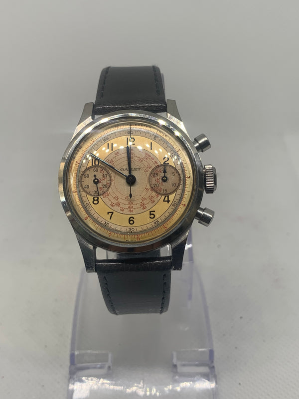 Gallet Multichron 30M Clamshell Excellent