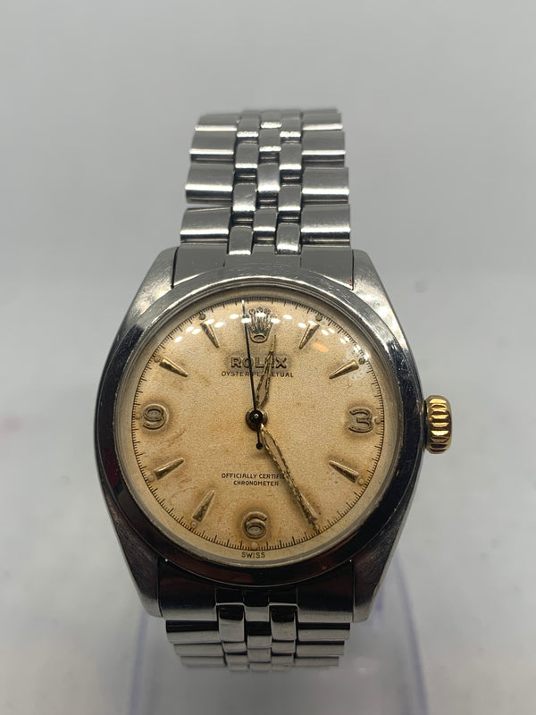 Rolex Explorer Ultra rate Oyster Perpetualref 6118 Ca. 1952 Semi Bulb Pre Explorer