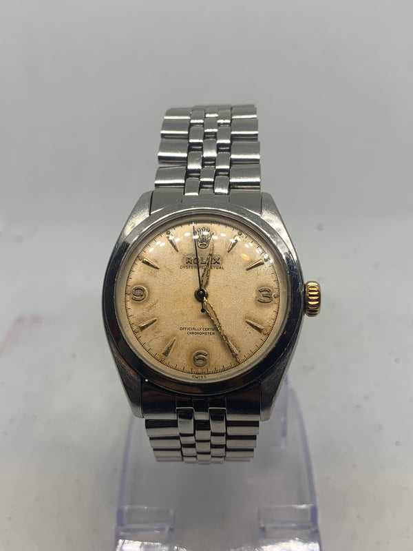 Rolex Explorer Ultra rate Oyster Perpetualref 6118 Ca. 1952 Semi Bulb Pre Explorer