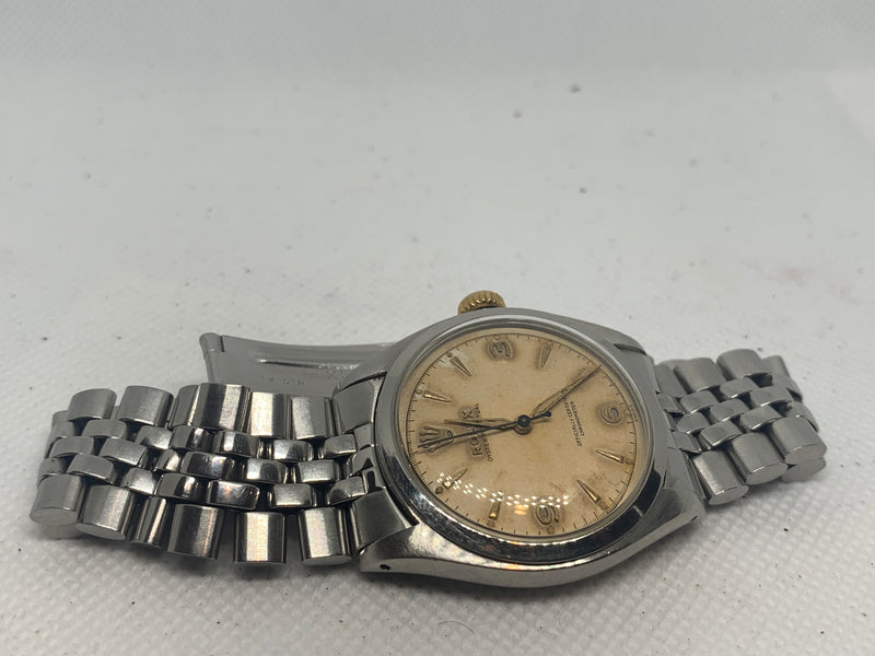 Rolex Explorer Ultra rate Oyster Perpetualref 6118 Ca. 1952 Semi Bulb Pre Explorer