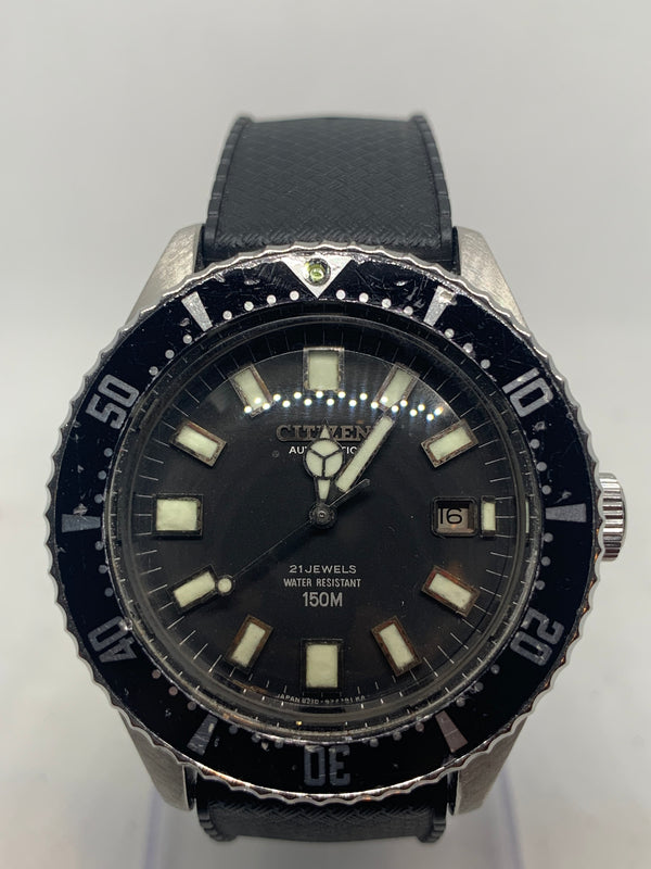 Citizen Diver Vintage Sub 70s automatic 40.5mm 150m steel case box Ref 4-820789Y