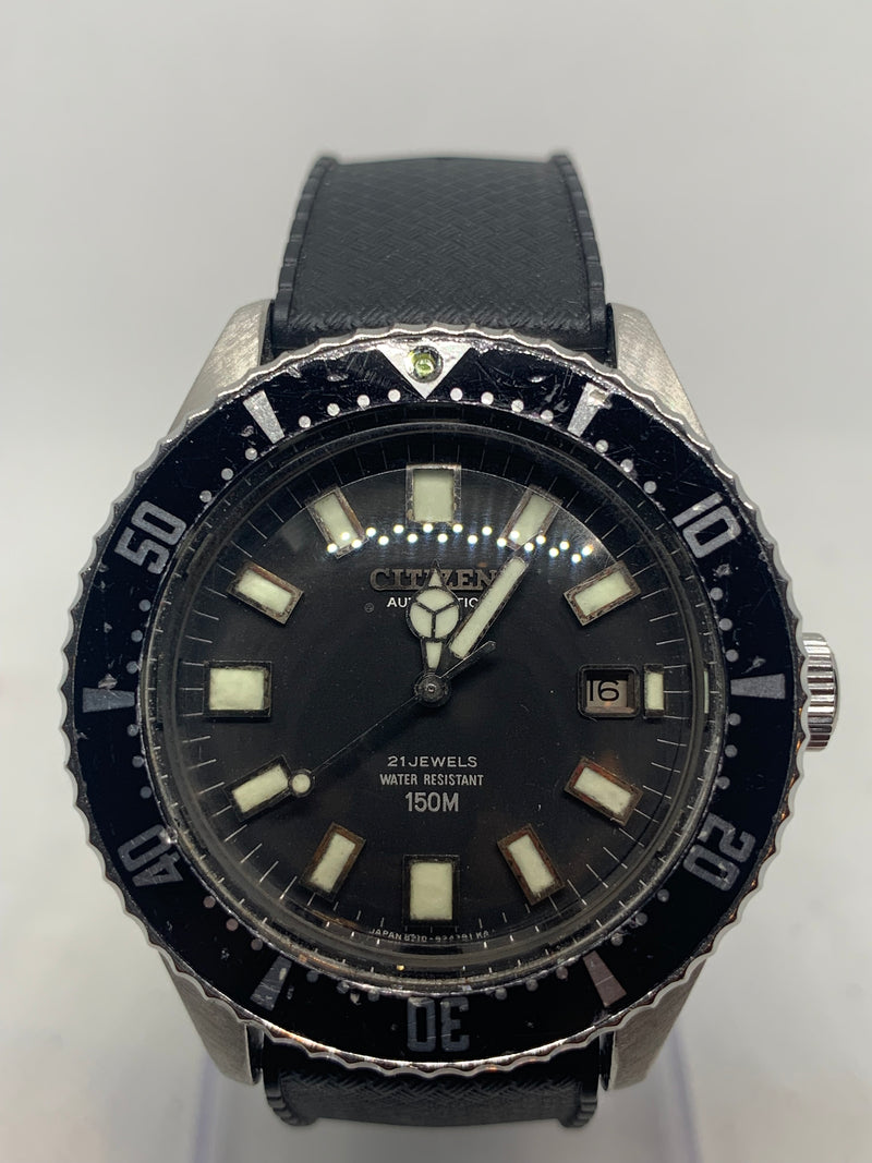 Citizen Diver Vintage Sub 70s automatic 40.5mm 150m steel case box Ref 4-820789Y