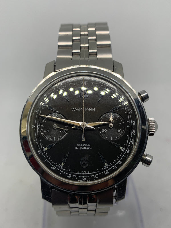 Wakmann CHRONOGRAPH WRIST WATCH 37MM VENUS 188