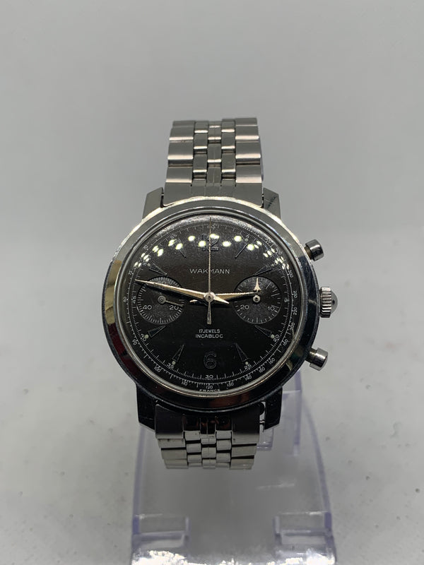 Wakmann CHRONOGRAPH WRIST WATCH 37MM VENUS 188