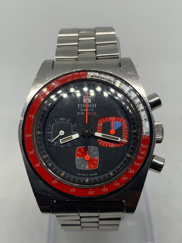 Tissot PR516 Three Register Chronograph Vintage Wristwatch - Lemania Cal. 871
