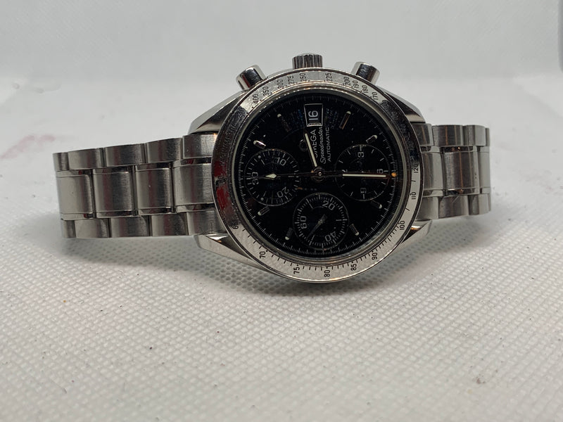 Omega Speedmaster Date Vintage Speedmaster Reference 3513 Chronoograph 1990s Black Dial 39mm