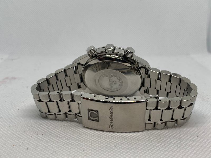 Omega Speedmaster Day Date Reference 3521.30 1990s Triple Date Automatic Blue Dial 39mm Case