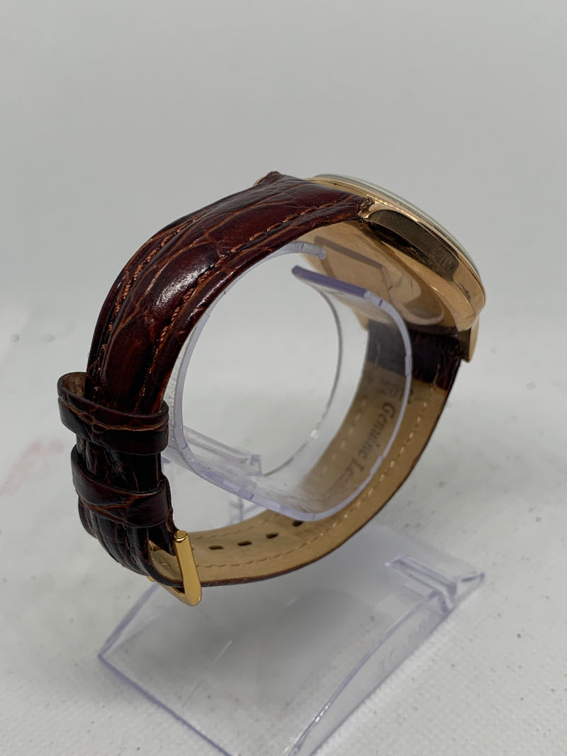 Universal Genève Compax Chronograph 124103 Solid 18K Rose Gold 37 mm