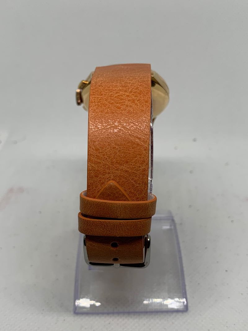 Chronographe Suisse Cie 2 Register Solid Gold 18k/750 Venus 170